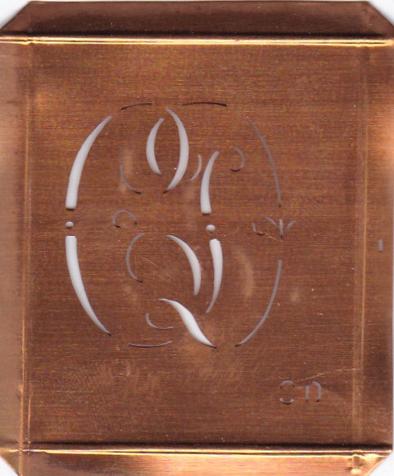 CD - Alte Monogramm Schablone zum Sticken und vieles mehr