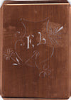 EL - Seltene Stickvorlage - Uralte Wäscheschablone mit Wappen - Medaillon