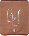 EU - 90 Jahre alte Stickschablone für hübsche Handarbeits Monogramme