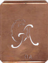 OA - 90 Jahre alte Stickschablone für hübsche Handarbeits Monogramme