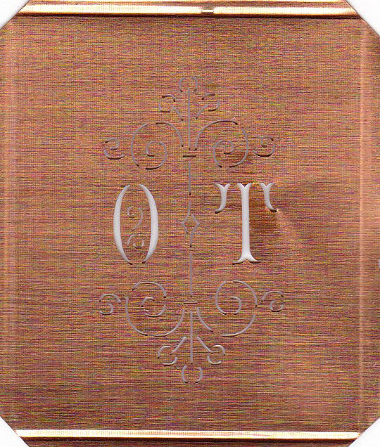 OT - Besonders hübsche alte Monogrammschablone
