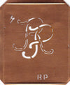 RP - 90 Jahre alte Stickschablone für hübsche Handarbeits Monogramme