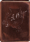 AO - Seltene Stickvorlage - Uralte Wäscheschablone mit Wappen - Medaillon