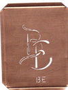 BE - 90 Jahre alte Stickschablone für hübsche Handarbeits Monogramme