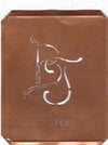 BT - 90 Jahre alte Stickschablone für hübsche Handarbeits Monogramme