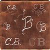CB - Große Kupfer Schablone mit 7 Variationen