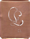 CL - 90 Jahre alte Stickschablone für hübsche Handarbeits Monogramme
