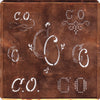 CO - Große Kupfer Schablone mit 7 Variationen