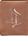 DD - 90 Jahre alte Stickschablone für hübsche Handarbeits Monogramme