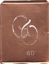 GO - 90 Jahre alte Stickschablone für hübsche Handarbeits Monogramme