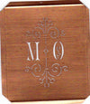 MO - Besonders hübsche alte Monogrammschablone