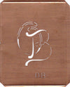 OB - 90 Jahre alte Stickschablone für hübsche Handarbeits Monogramme