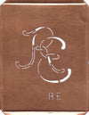 RE - 90 Jahre alte Stickschablone für hübsche Handarbeits Monogramme