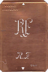 RF - Alte Monogramm Schablone nicht nur zum Sticken