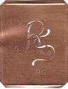 RS - 90 Jahre alte Stickschablone für hübsche Handarbeits Monogramme