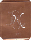 RU - 90 Jahre alte Stickschablone für hübsche Handarbeits Monogramme