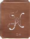 SN - 90 Jahre alte Stickschablone für hübsche Handarbeits Monogramme