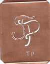 TP - 90 Jahre alte Stickschablone für hübsche Handarbeits Monogramme