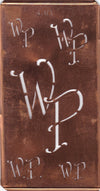 WP - Schablone mitMonogramm in 5 verschiedenen Größen